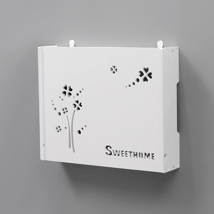 No-Drill Creative Network Blocking Box Router Multimedia Box Decorative Painting Power Meter Weak Current Box Light Luxury