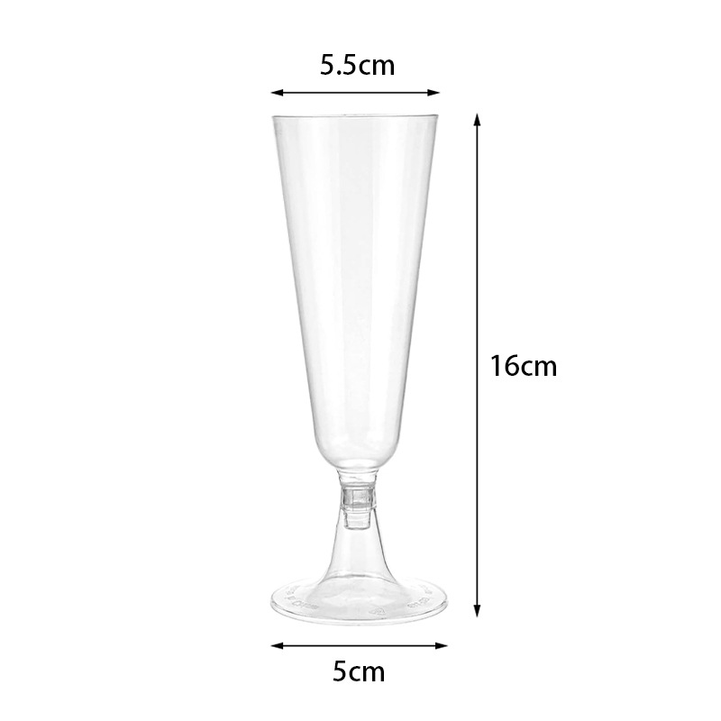 Cross-border Daifa 5 oz Plastic Champagne Cup Cocktail Martini Glass Margarita Glass Party Cup
