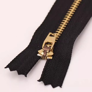 Zipper No. 3 Copper Teeth Metal Jeans Access Control Zipper Wallet Bag Clothes Clothing Accessories Pants Placket Accessories