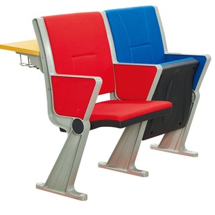 Wang Seat Industry Aluminum Alloy Desks and Chairs Primary and Secondary Schools University Desks and Chairs School Row Chairs Ladder Classroom Metal Row Chairs