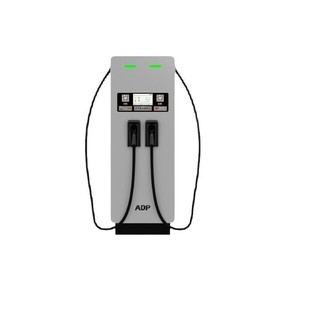 New energy electric vehicle commercial 240KW DC charging pile station operation APP/password charging gun head 9 holes