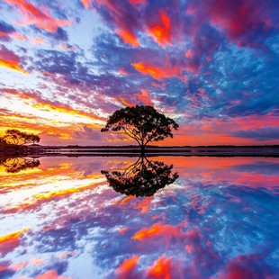 Amazon Cross-border Foreign Trade New Sunset Landscape Diamond Painting Handmade DIY Diamond Painting Home Decoration Painting