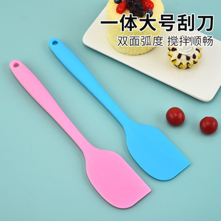 One-piece Large silicone scraper DIY baking tool butter spatula cream mixing knife baking scraper cake