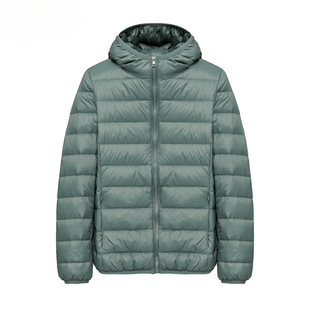 Lightweight Down Jacket New Hood Women's Short All-match plus size Lightweight Casual Winter Warm White Duck Down Jacket