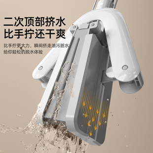 Sponge Mop Household New Style One-off Mop Water Absorbent Mop Halo Rubber Cotton Mop Toilet Bathroom Artifact