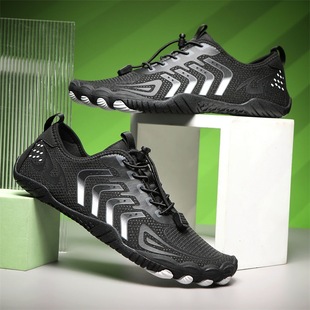Cross-border Outdoor Tracing Wading Shoes Men's and Women's Mountaineering and Cycling Shoes Five-finger Shoes Fitness Beach Swimming Diving Shoes in stock