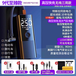 Lei this car wireless air pump portable car electric pump car tire car plus fruit