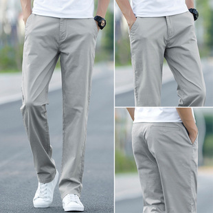Factory Direct Supply Quality Casual Pants Men's Trendy All-match Loose Casual Pants Men's Straight Pants Spring and Summer Thin Pants