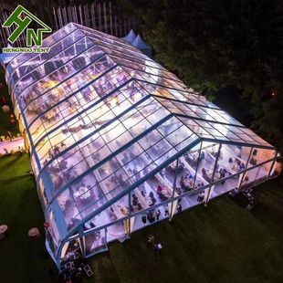 Guangzhou Manufacturer Customized Outdoor Aluminum Alloy Tent Tfs Event Wedding Tent Wedding Banquet Tent Can Be Exported