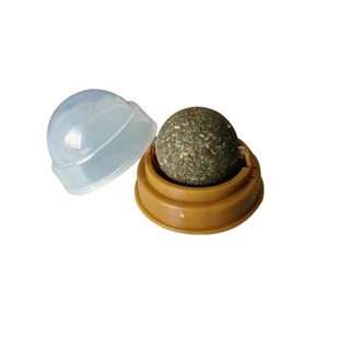 Catnip Ball Cat Toys Sticking Wall Self-Hei Tease Cat Molar Biscuits Lick Lick Cat Toy Supplies