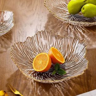 Fruit Plate Petal Fruit Plate Small Red Book Same Living Room Grade Candy Plate Front Office Fruit Plate