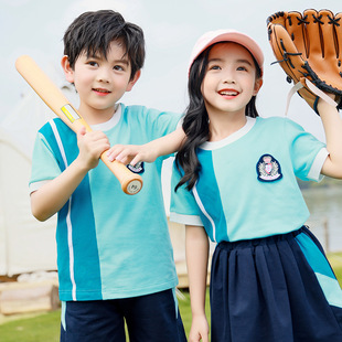 Kindergarten Garden Clothes Spring and Autumn College Style Primary School Uniform Summer Clothes Children's Class Clothes Three-Piece Sports suit
