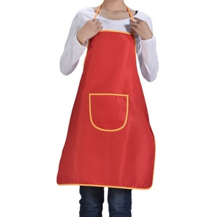 Custom wholesale logo red wedding apron printing advertising festive apron promotional wedding Red Apron