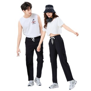2025 new outdoor running sports trousers men and women size light quick-drying fitness pants multi-pocket overalls