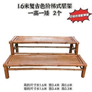 Vintage-Style Bamboo Woven Basket, Distressed Bamboo Strip Basket for Restaurant Open Display of Ingredients, Local Specialty Display, Dustpan, Old Object