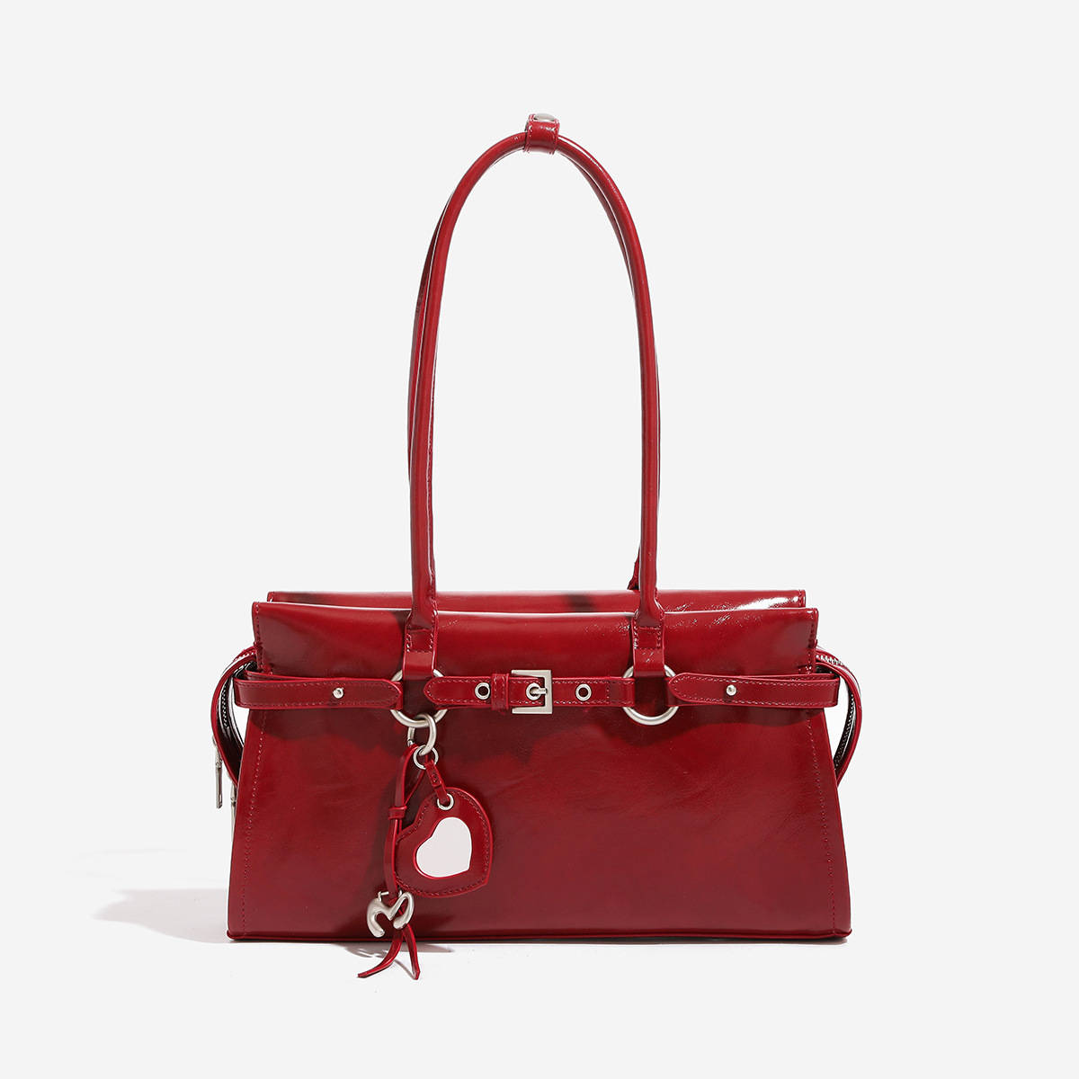 Genuine Leather Versatile Baguette Bag for Women, 2026 New Style, High-End Niche Style, Underarm Bag, Commuter Handbag, Shoulder Bag
