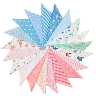 20 pice combination Nordic style patchwork cloth head cloth set cotton calico handmade DIY fabric