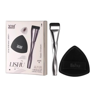 Lili Tree Foundation Brush Makeup CP Tool Flat Head Type No Powder No Traceless Black Pineapple Powder Puff Foundation Liquid Special