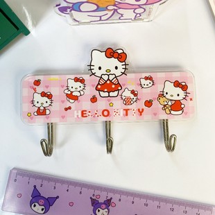 Маленькая Красная книга в том же стиле дверной крючок Sanrio мультяшный Крючок для ванной милый акриловый бесследный крючок без перфорации