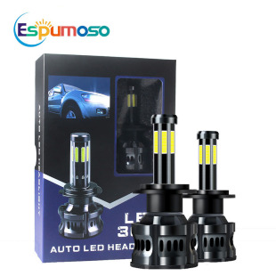 Jiaxangsheng car led headlight bulb 8-sided luminous LED car headlight H4H7H11 modified headlight