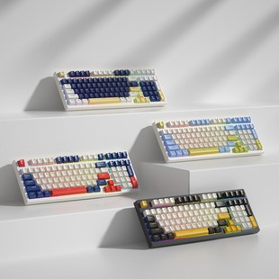 K98 Color True Механическая клавиатура Подключите ось Подсветка Игровая клавиатура