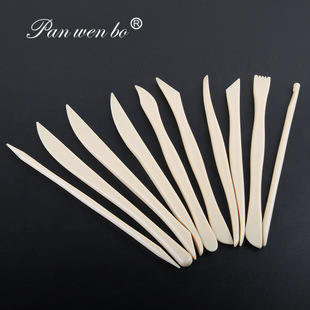 Plastic clay soft pottery tools 10-piece set sculpture modeling carving knife diy handmade creative student suit