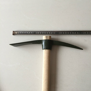 [Factory Direct Supply] Small Pickaxe Outdoor Camping Pickaxe Portable Pickaxe Green Pickaxe