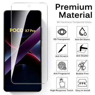 Применимо Xiaomi pocox7pro HD закаленная пленка X7 PRO защита x7 тонко дыра толстого клея X6 pro пленка для мобильного телефона
