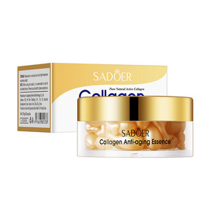 Full English Capsule Essence Oil SADOER Snail Essence Milk Moisturizing Skin Rejuvenating Cream Cross-border Foreign Trade Wholesale