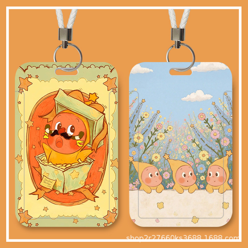 Star Meal Card Bubble Mart Access Card Metro Cartoon Bus Access Control Protective Cover Id Campus Campus Card Cover