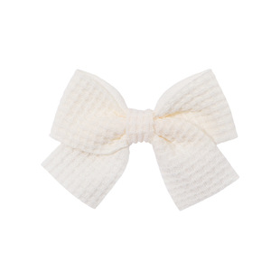 Amazon Cross-border New Girl Corn Grain Hairpin Children's Bow Hairpin Solid Color Princess Hair Accessories A190