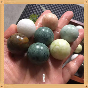 Multicolor fitness handball Jade Jade 25mm Handball Handball jewelry store live with goods wholesale