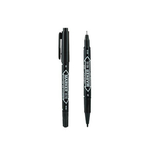 White marker pen waterproof oil-proof non-fading single head industrial quick-drying paint pen non-fading marking pen cross-border