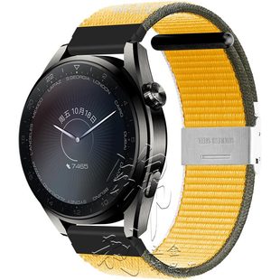 Для Huawei watch3 Pro GT2 Watch Регулируемая Пряжка Эластичная плетеная нейлоновая петля Двухсекционный ремешок