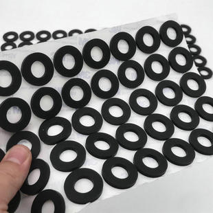 Silicone Gasket Self-adhesive EVA Foam Foot Pad Silicone Gasket Ring Round Waterproof Silicone Flat Washer