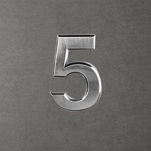 Stainless steel digital signage anti-oxidation customizable doorplate mailbox letter plate warehouse said the source factory direct supply