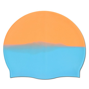 Silicone Swimming Cap Sports Adult Large Waterproof Rainbow Swimming Cap Student High Elastic Training Swimming Cap