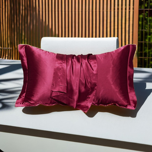 Nantong factory cross-border bedding wholesale imitation silk pillowcase foreign trade platform hot satin ice silk satin pillowcase