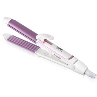 RAF new two-in-one curling iron hair straightener ceramic splint dry and wet straight roll dual-purpose large roll inner buckle bangs