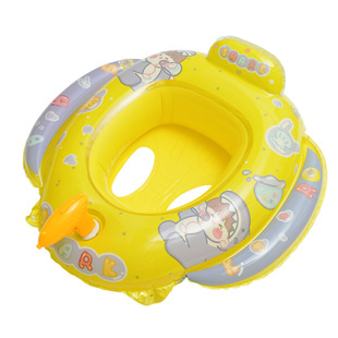 Children's baby swimming ring seat ring thickened steering wheel cartoon baby underarm ring seat ring floating ring 0-3-6 years old