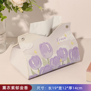 Nordic ins home decoration light luxury high-end dining paper box living room paper tea table decoration tissue creative tissue box