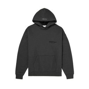 High Version FOG ESSENTIALS HHH Season 8 High Street Loose Sweater Back Flocking Printed Hoodie