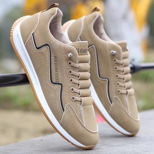 Foreign Trade Men's Shoes Autumn 2024 New Mesh Breathable Forrest Gump Shoes Sports Casual Shoes Slip-on Soft Bottom Fashionable Shoes