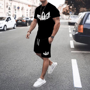 AliExpress новый креативный забавный анимированный узор 3D цифровая печать свободная повседневная спортивная мужская модель с короткими рукавами