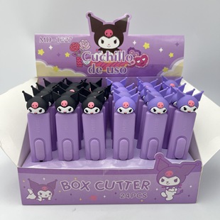 Sanrio высококачественный художественный нож из нержавеющей стали coolomi Cat портативный металлический нож для резки бумаги студенческий нож ручной работы