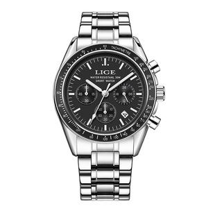 Fashion classic business quartz watch men's watch multi-functional small three-pin calendar high-value domestic wrist watch for men