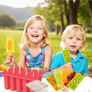 in stock Silicone Ice Cream Mold 4 even 6 even 10 even 12 even homemade DIY Popsicle Ice Cream Mold