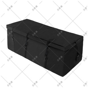 Cross-border Amazon car waterproof luggage bag with Velcro double-headed zipper 8 buckle car roof bag roof rack