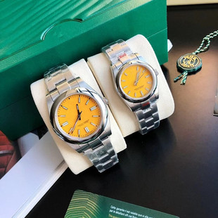 EW Factory Foreign Trade Labor Journal Oyster Constant Automatic Mechanical Candy Color Couple Watch for Men and Women