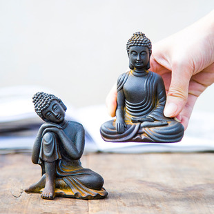 New Chinese Zen Buddha Buddha Buddha Desktop Home Decorations Buddha Hall Crafts Ornaments